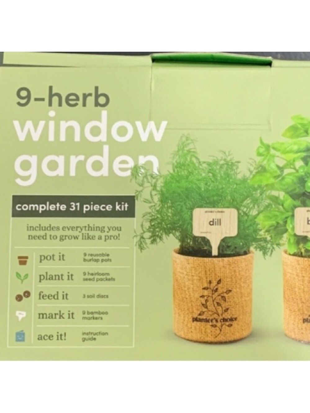 Planter's Choice Herb Window Garden Kit